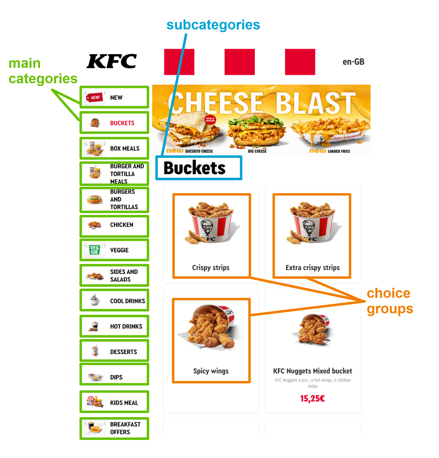 Menu structure — How you get it in r_keeper