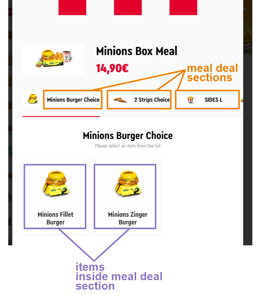 Meal deals (combos) — How you get it in r_keeper